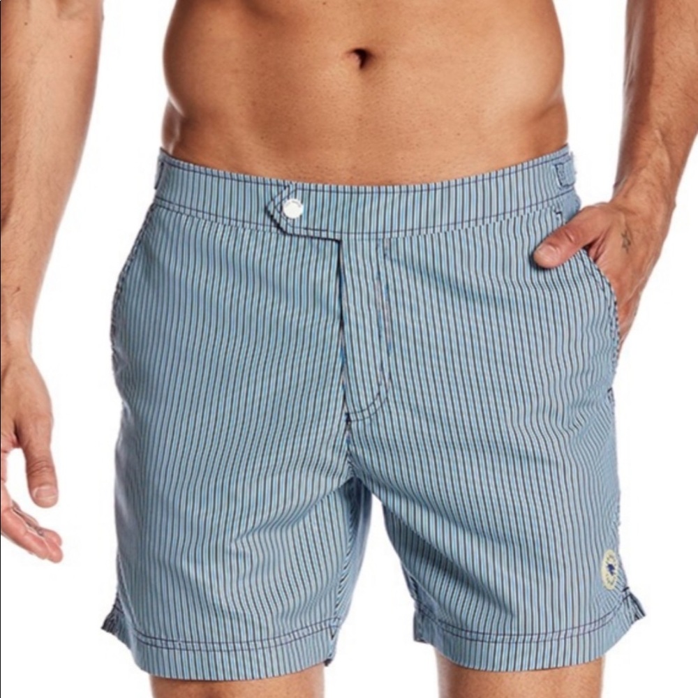 💕Ted Baker💕 Striped Print Swim Shorts